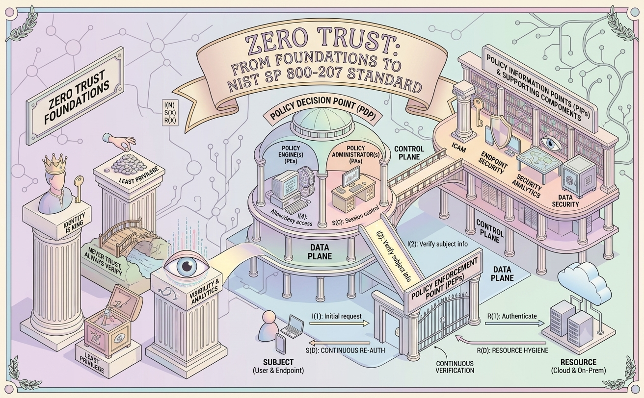 Zero Trust: จากหลักการพื้นฐานสู่มาตรฐาน NIST SP 800-207