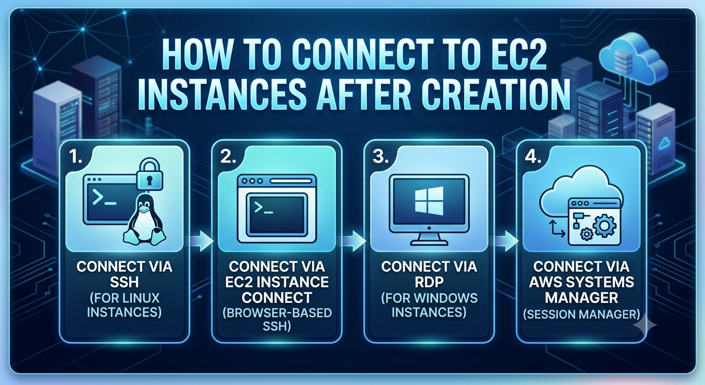วิธีการ Connect เข้าใช้งาน EC2 หลังสร้างเสร็จ
