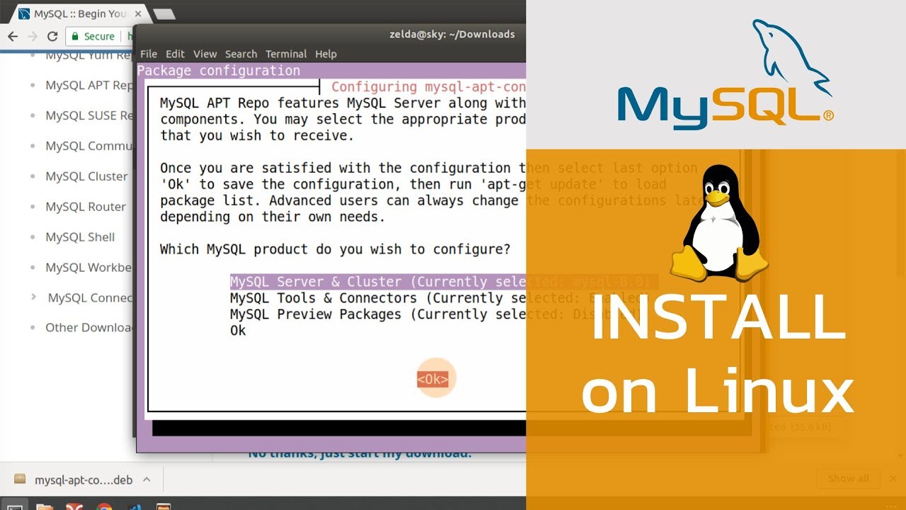 วิธีการติดตั้ง-MySQL-บน-Ubuntu-18-04-ตอนที่-1