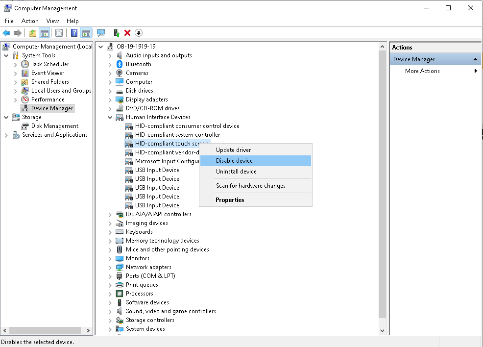 วิธีปิดระบบจอสัมผัส-บน-Windows-11-ผ่าน-Device-Manager