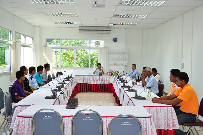 รายงานตัวเข้าปฏิบัติหน้าที่ ตำแหน่งผู้ช่วยช่างทั่วไป  ประจำปีการศึกษา 2557