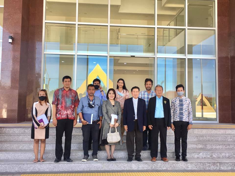 นายกสภามหาวิทยาลัยราชภัฏนครศรีธรรมราช เข้าตรวจเยี่ยมการก่อสร้างโรงแรมหลังใหม่